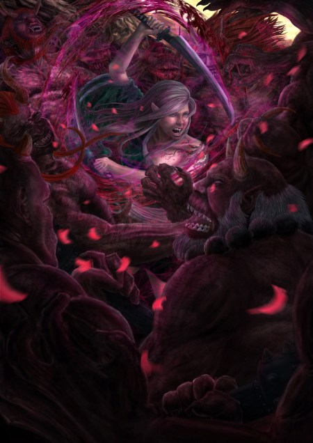 Sakura elf of the far east