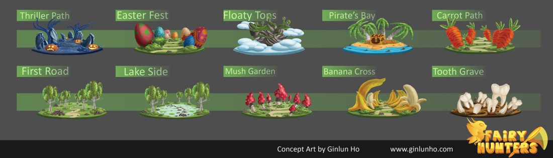 fairy hunter asset icons 2