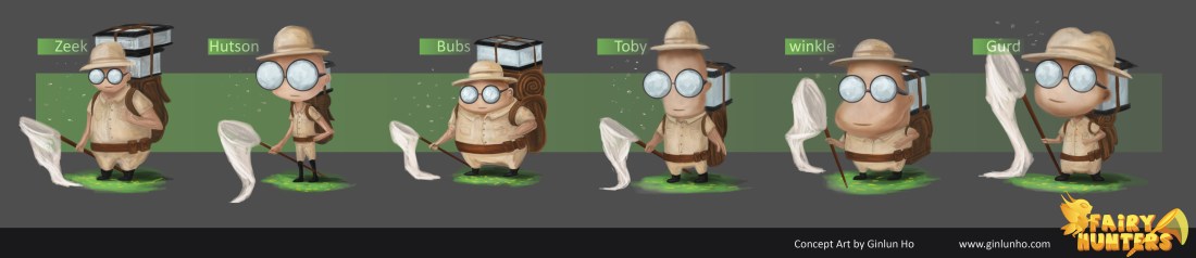 fairy hunter character art final