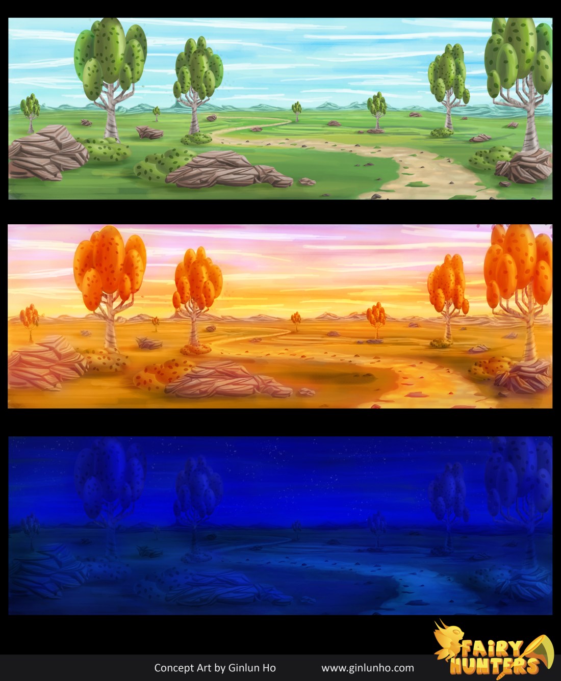 fairy hunter mood backgrounds 1
